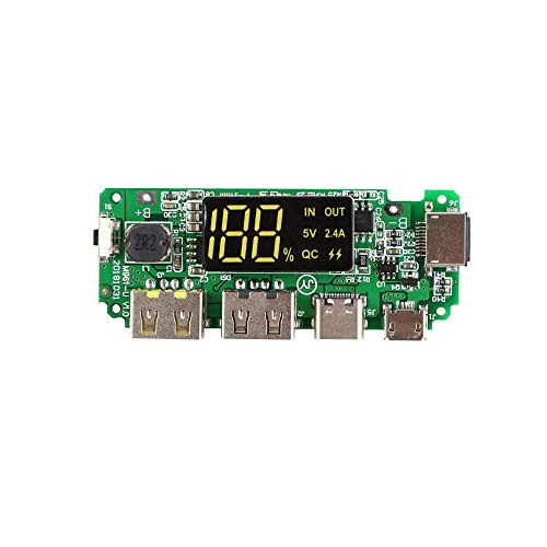 Acxico 1 x Dual USB Micro Typ-C Flash USB Power Bank DIY Ladegerät Modul für Akku Acxico 1 x Dual USB Micro Typ-C Flash USB Power Bank DIY Ladegerät Modul für Akku von Acxico