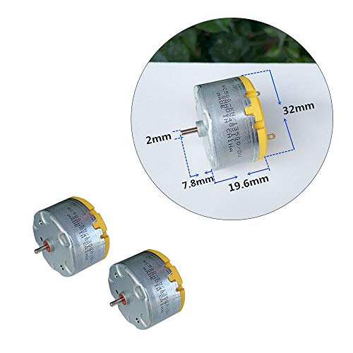 Acxico 2 Standard-Motoren RC500-KN 13500 DC 6V-12V 5300 U/min Mini 32 mm Rundspindelmotor Acxico 2 Standard-Motoren RC500-KN 13500 DC 6V-12V 5300 U/min Mini 32 mm Rundspindelmotor von Acxico