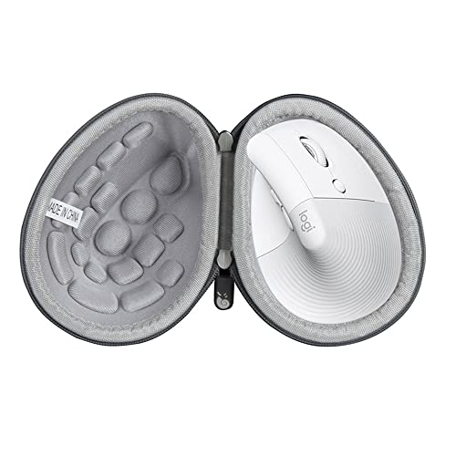 Hermitshell Hart Reise Fall für Logitech Lift Vertikale Ergonomische Maus (Grau) von Adada