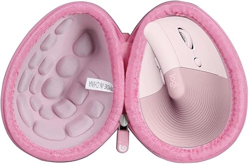 Hermitshell Hart Reise Fall für Logitech Lift Vertikale Ergonomische Maus (Rosa) von Adada