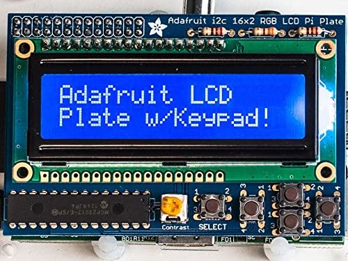 Adafruit – 16 x 2 RGB Positive LCD mit Tastatur-Kit für Raspberry Pi Computer von Adafruit