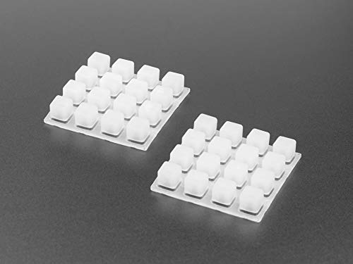 Adafruit Elastomer 4x4 Tastatur aus Silikon für 3mm LEDs (2er Pack) 1611 von Adafruit