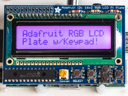 Adafruit RGB Positive 16x2 LCD+Keypad Kit for Raspberry Pi von Adafruit