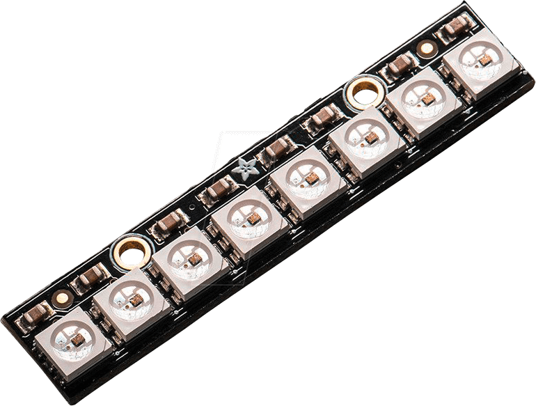 DEBO LED NP8 - Entwicklerboards - NeoPixel-Stick mit 8 WS2812 RGB-LEDs von Adafruit