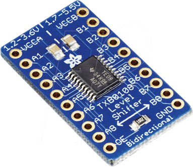 DEBO LOGIC 8CH - Entwicklerboards - bidi. Logikpegelkonverter, 8-Kanal, TXB0108 von Adafruit