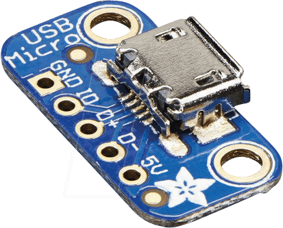 DEBO MICROUSB - Entwicklerboards - Breakout-Board mit microUSB von Adafruit