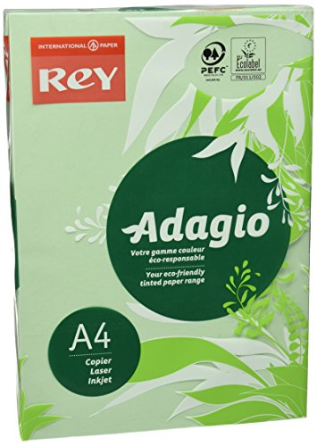 Adagio-Karton, 160 g/m², A4, verschiedene helle Farbtöne, 250 Blatt 1 hellgrün Adagio-Karton, 160 g/m², A4, verschiedene helle Farbtöne, 250 Blatt 1 hellgrün von Adagio