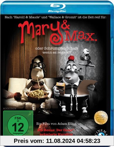 Mary & Max - oder: Schrumpfen Schafe, wenn es regnet? [Blu-ray] von Adam Elliot