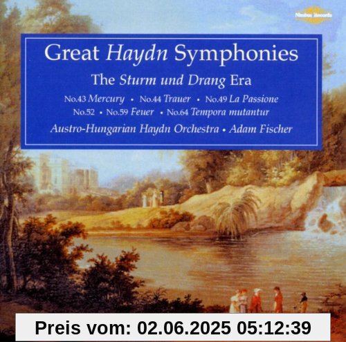 Grosse Symphonien der Sturm- und Drangzeit Grosse Symphonien der Sturm- und Drangzeit von Adam Fischer