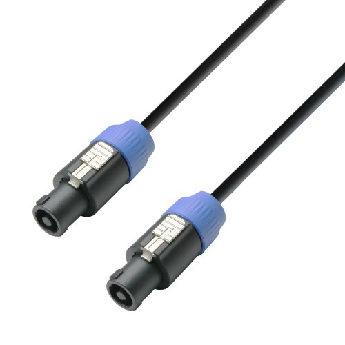 Adam Hall 3 Star Series Lautsprecherkabel (2 x 1,5mm² 2-poliges Speakon auf 2-poliges Speakon), 5 m von Adam Hall Cables