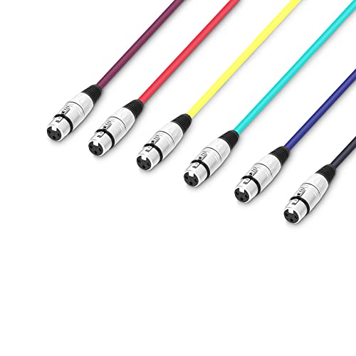 Adam Hall Cables 3 STAR MMF 0050 SET - Mikrofonkabel Set Adam Hall® XLR Female x XLR Male | 0,5 m von Adam Hall cables