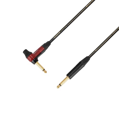 Adam Hall Cables 5 STAR IPR 0300 PALMER® CABLE TIMBRE - Instrumentenkabel | Palmer® & Neutrik timbrePLUG® Winkelklinke x Klinke TS | 3 m von Adam Hall cables