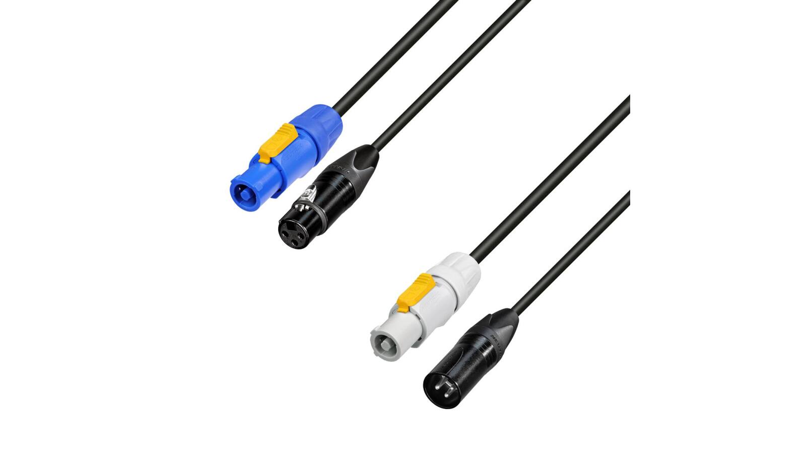 Adam Hall Cables 8101 PSDT 0300 N - Netz- & DMX-Kabel PowerCon In & XLR female zu PowerCon Out & XLR male 3 m Adam Hall Cables 8101 PSDT 0300 N - Netz- & DMX-Kabel PowerCon In & XLR female zu PowerCon Out & XLR male 3 m von Adam Hall Cables