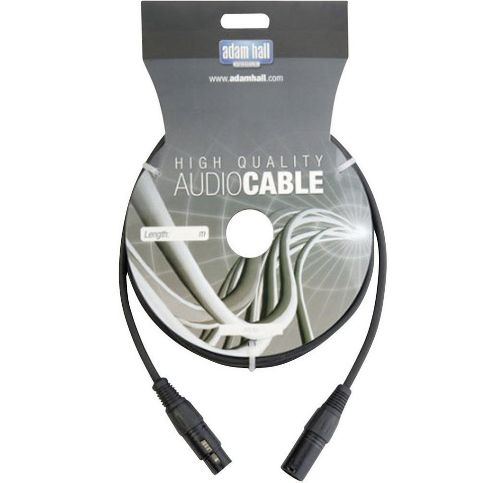 Adam Hall Cables AH Cables KDMX15 DMX Verbindungskabel [1x XLR-Stecker - 1x XLR-Buchse] Audio- & Video-Kabel, (15.00 cm) von Adam Hall Cables