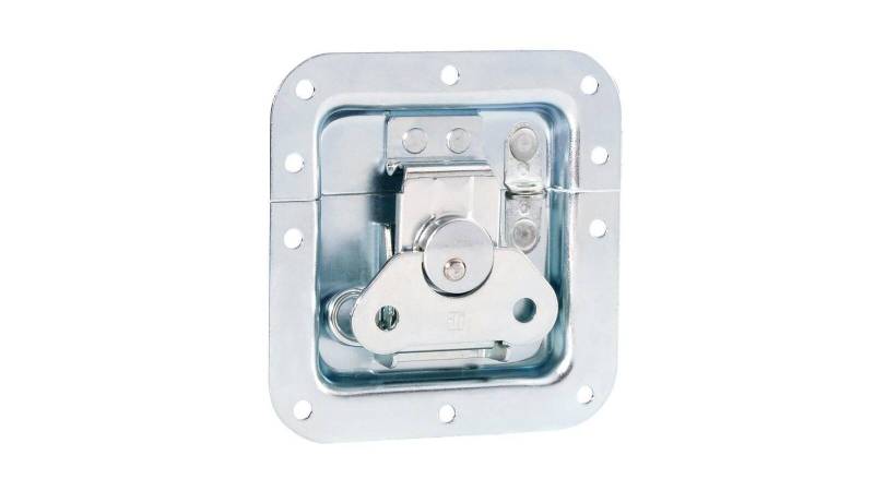 Adam Hall Hardware 17291 SP - Butterfly Verschluss mittel gefedert ungekröpft 12 mm tief mit öse von Adam Hall Hardware