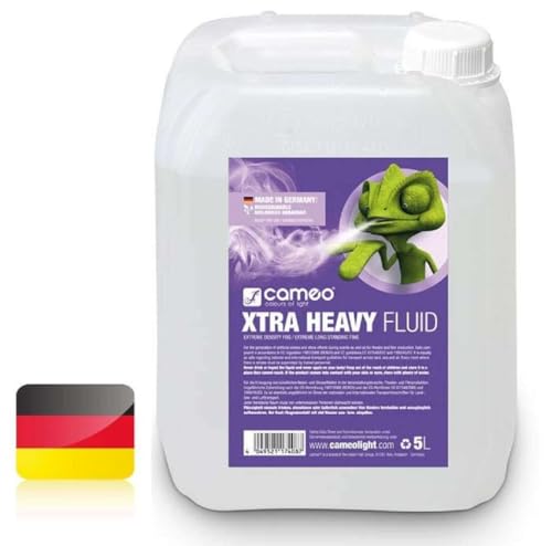 1 x Cameo CLFXHEAVY5L 5 Liter XTRA HEAVY Nebelfluid extrem hohe Dichte & Standzeit DJ Smoke Fluid für Nebelmaschine 1 x Cameo CLFXHEAVY5L 5 Liter XTRA HEAVY Nebelfluid extrem hohe Dichte & Standzeit DJ Smoke Fluid für Nebelmaschine von Adam Hall