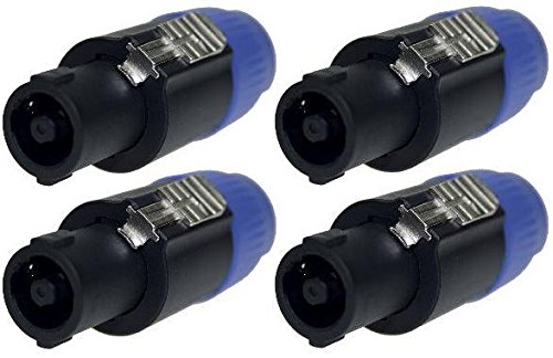 4x Adam Hall 7871 - PA Lautsprecher Stecker 4 polig schraubbar, Speaker-Stecker Kabelstecker 4x Adam Hall 7871 - PA Lautsprecher Stecker 4 polig schraubbar, Speaker-Stecker Kabelstecker von Adam Hall