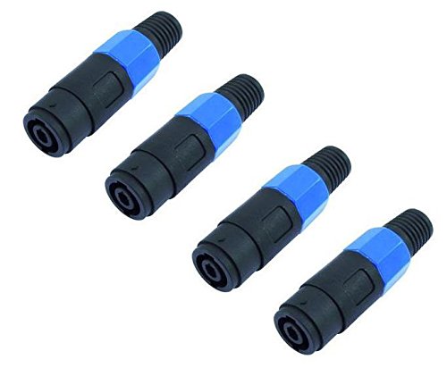 4x Adam Hall 7874 - PA Lautsprecher Kabel-Kupplung 4-polig, Speaker-Kupplung Kabelkupplung 4x Adam Hall 7874 - PA Lautsprecher Kabel-Kupplung 4-polig, Speaker-Kupplung Kabelkupplung von Adam Hall