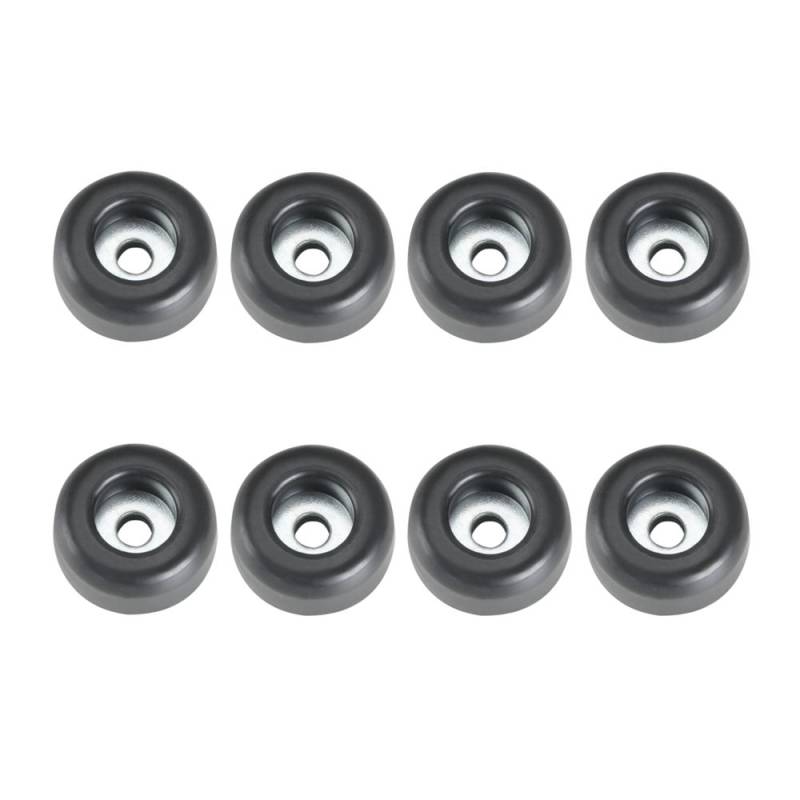 Adam Hall 4900 M8 AH - 8er Set Gummifuß 25 x 11 mm schwarz im Beutel von Adam Hall