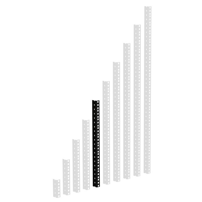 Adam Hall 61535 B 10 - HD Rackschiene schwarz 10 HE von Adam Hall