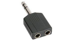 Adam Hall 7546 Y-Adapter 2 x 6,3 mm stereo Klinke female auf 6,3 mm stereo Klinke male Adam Hall 7546 Y-Adapter 2 x 6,3 mm stereo Klinke female auf 6,3 mm stereo Klinke male von Adam Hall
