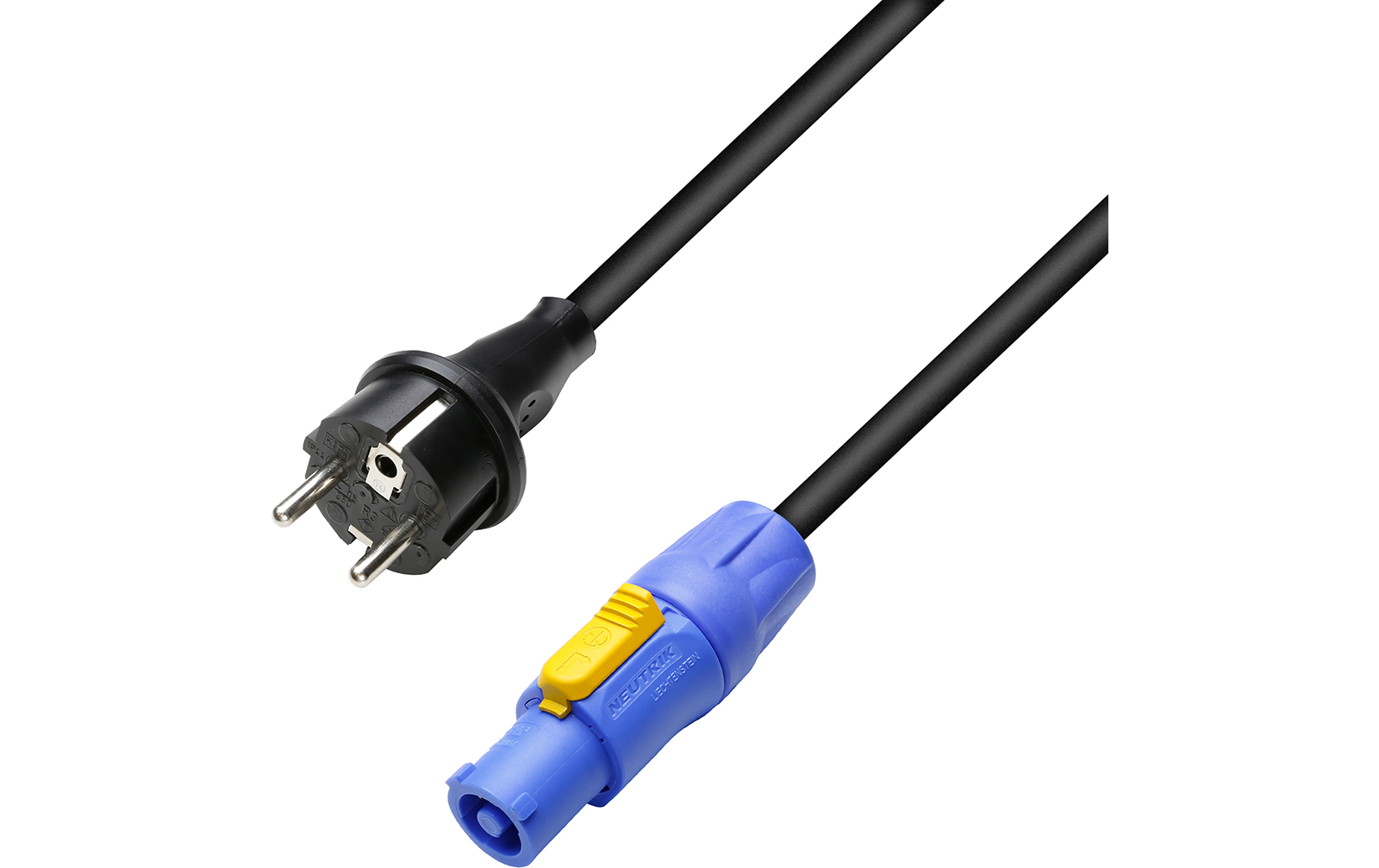 Adam Hall 8101 PCON 0500 - Netzkabel CEE 7/7 - Powercon 1.5 mm² 5 m von Adam Hall