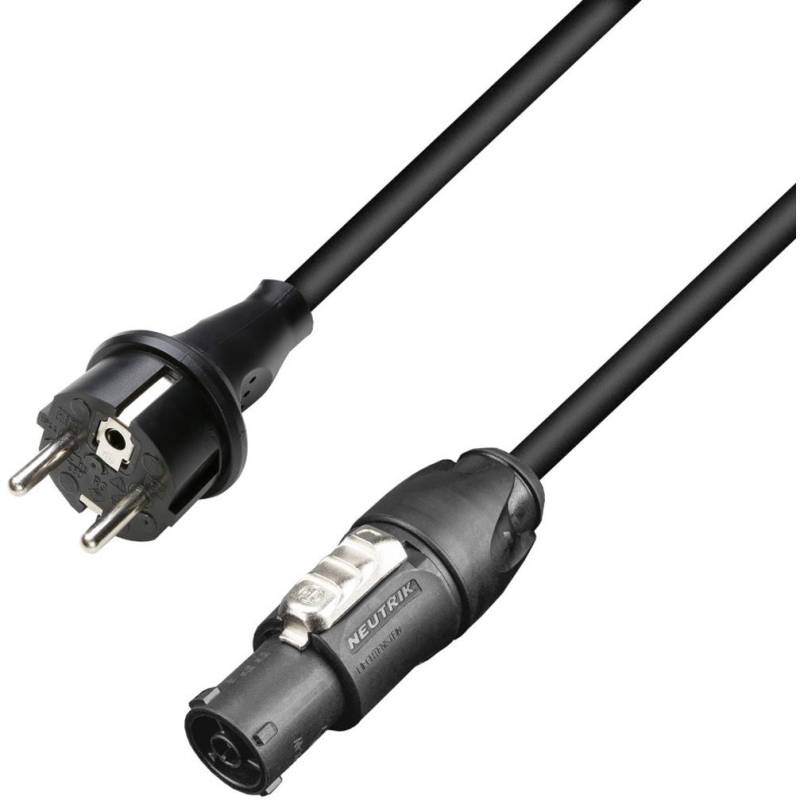 Adam Hall 8101 TCON 0300 Power Cord CEE 7/7 - Powercon True1 1,5mm² 3m von Adam Hall