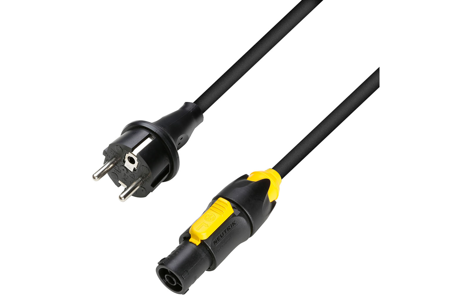 Adam Hall 8101 TCON 0500 - Netzkabel CEE 7/7 - Powercon True1 1,5 mm² 5 m von Adam Hall