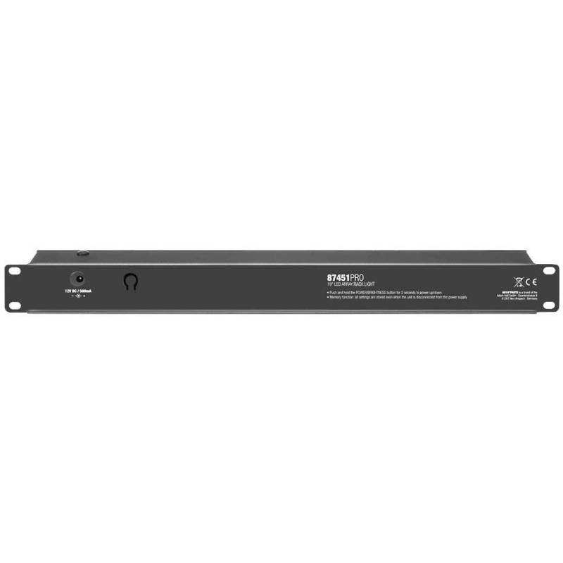 Adam Hall 87451PRO 1U LED Rack Light (White) von Adam Hall