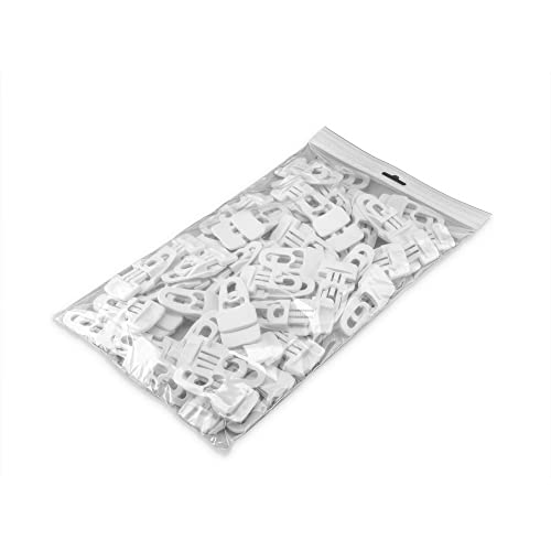 Adam Hall Accessories MIDI CLIP - Beutel Artikel Midi Clip für Molton, 50 Stück , weiß von Adam Hall