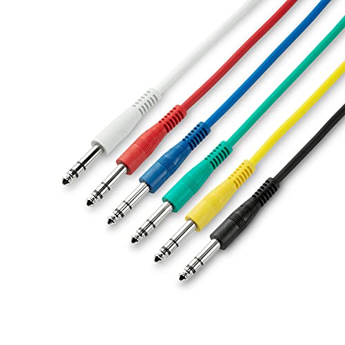 Adam Hall Cables 3 STAR BVV 0090 SET Patchkabel 6er Set Klinke TRS | 0.9 m Adam Hall Cables 3 STAR BVV 0090 SET Patchkabel 6er Set Klinke TRS | 0.9 m von Adam Hall