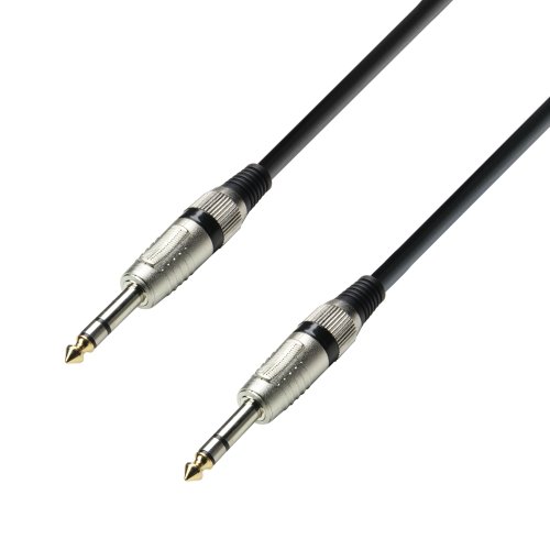 Adam Hall Cables 3 STAR BVV 0150 Symmetrisches Kabel Klinke TRS | 1.5 m von Adam Hall