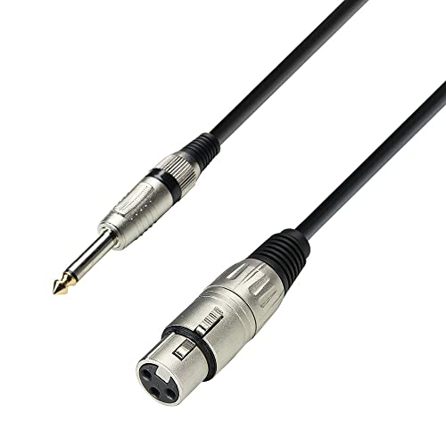 Adam Hall Cables 3 STAR MFP 0300 Mikrofonkabel XLR female auf 6,3mm Klinke mono 3 m von Adam Hall