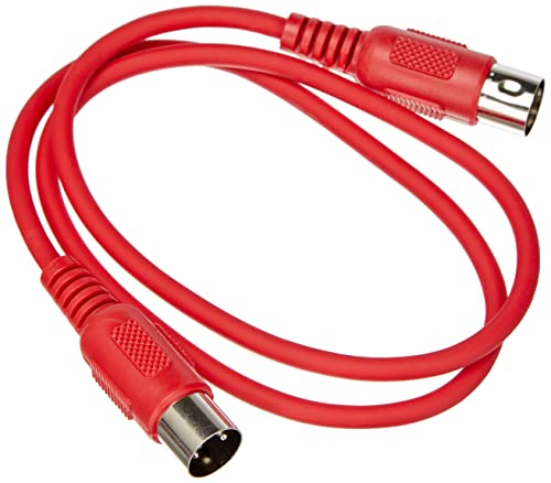 Adam Hall Cables 3 STAR MIDI 0075 RED Midikabel 5-Pol | 0.75 m von Adam Hall
