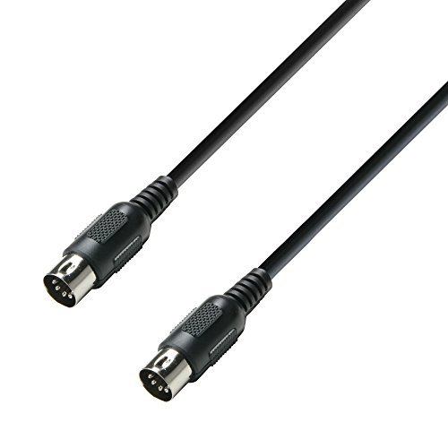 Adam Hall Cables 3 STAR MIDI 0150 BLK Midikabel 5-Pol | 1.5 m von Adam Hall