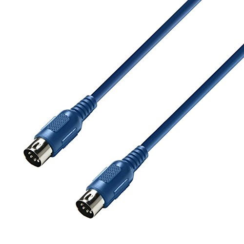 Adam Hall Cables 3 STAR MIDI 0150 BLU Midikabel 5-Pol | 1.5 m von Adam Hall cables