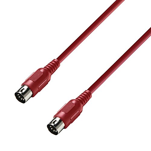 Adam Hall Cables 3 STAR MIDI 0150 RED Midikabel 5-Pol | 1.5 m von Adam Hall