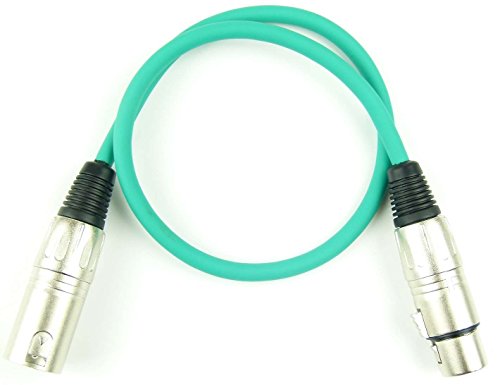 Adam Hall Cables 3 STAR MMF 0050 GRN - Mikrofonkabel XLR female auf XLR male 0,5m grün von Adam Hall
