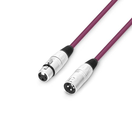 Adam Hall Cables 3 STAR MMF 0100 PUR - Mikrofonkabel XLR female auf XLR male 1m lila Adam Hall Cables 3 STAR MMF 0100 PUR - Mikrofonkabel XLR female auf XLR male 1m lila von Adam Hall cables