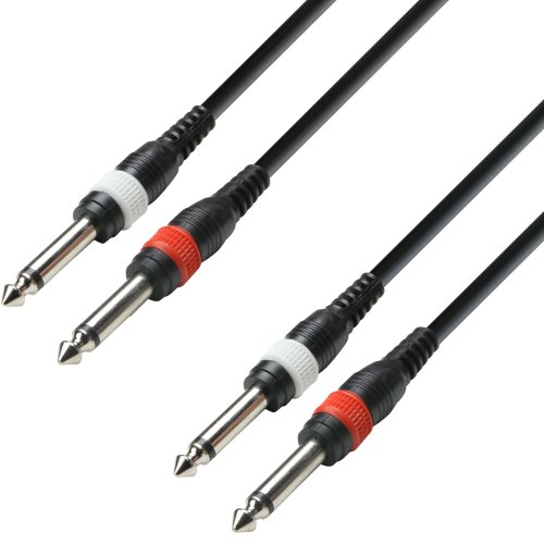 Adam Hall Cables 3 STAR TPP 0100 Twin-Kabel 2 x Klinke TS auf 2 x Klinke TS | 1 m Adam Hall Cables 3 STAR TPP 0100 Twin-Kabel 2 x Klinke TS auf 2 x Klinke TS | 1 m von Adam Hall cables
