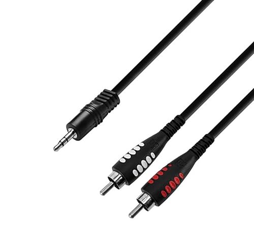 Adam Hall Cables 3 STAR YWCC 0100 Y-Kabel 2 x Cinch auf Miniklinke TRS | 1 m Adam Hall Cables 3 STAR YWCC 0100 Y-Kabel 2 x Cinch auf Miniklinke TRS | 1 m von Adam Hall