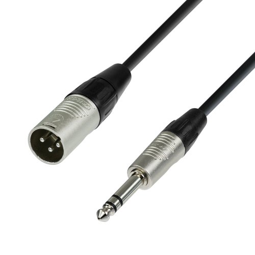 Adam Hall Cables 4 STAR BMV 0150 Symmetrisches Kabel REAN XLR Male auf Klinke TRS | 1.5 m von Adam Hall