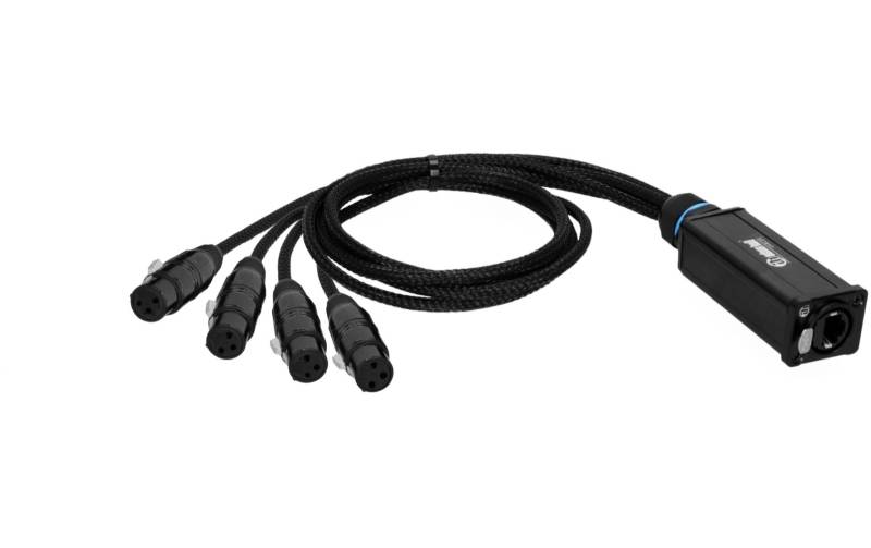 Adam Hall Cables 4 STAR CATBOX XF3 - Audio & DMX Adapter 3-Pol XLR Female x Cat.6a von Adam Hall