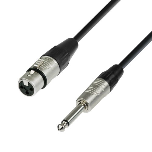 Adam Hall Cables 4 STAR MFP 0150 Mikrofonkabel REAN XLR female auf 6,3mm Klinke mono 1,5 m von Adam Hall