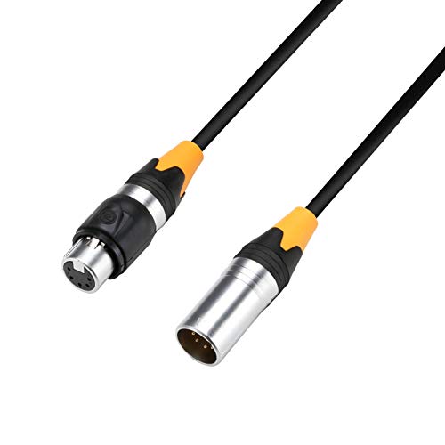 Adam Hall Cables 4 STAR DGH 0150 IP65 - DMX- & AES/EBU-Kabel – 5-Pol-XLR(m) auf XLR(f), IP65 1,5 m von Adam Hall Cables