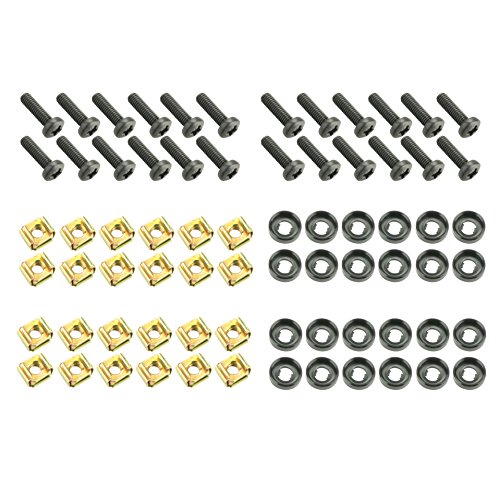 Adam Hall Hardware 5928M2424er Set Schrauben mit Käfigmutter und Unterlegscheibe im Beutel M6 x 20 mm Adam Hall Hardware 5928M2424er Set Schrauben mit Käfigmutter und Unterlegscheibe im Beutel M6 x 20 mm von Adam Hall