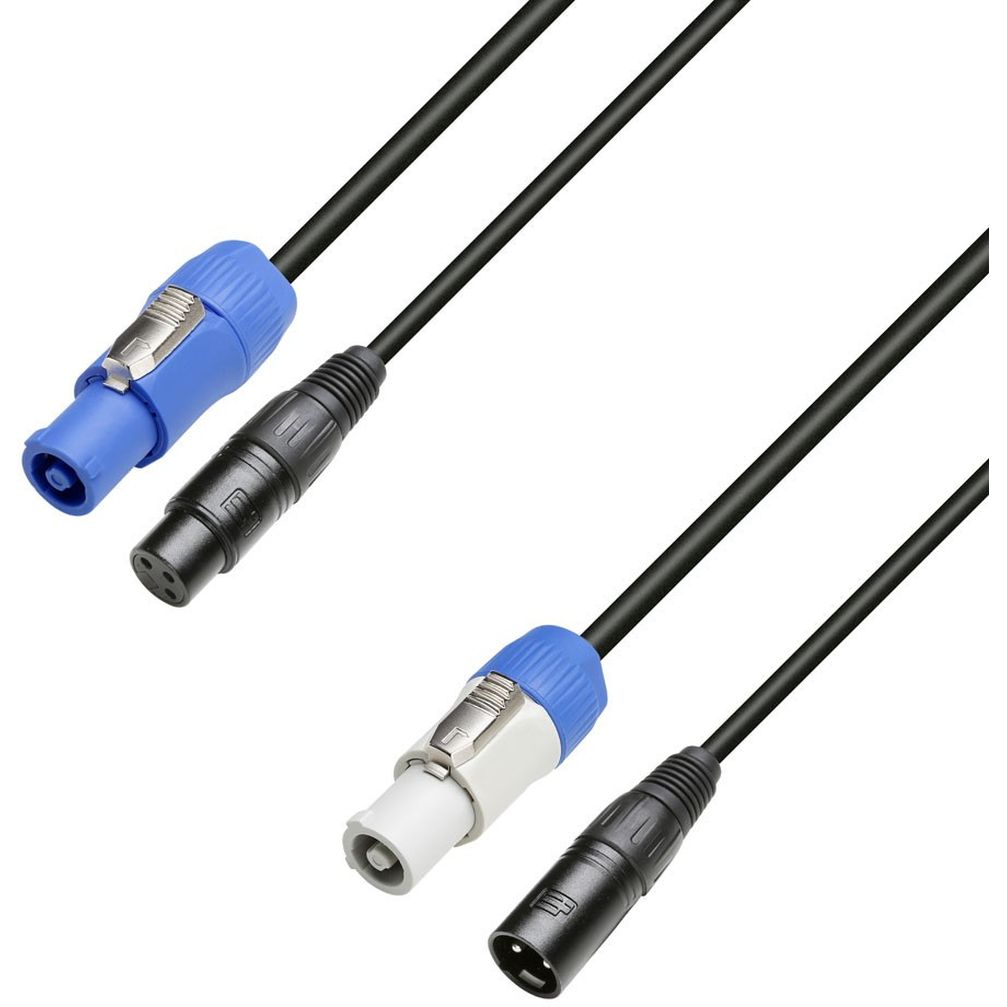 Adam Hall Hybridkabel Netz & DMX XLR 3-Pol x Adam Hall K4CPF IN & OUT 3 m Adam Hall Hybridkabel Netz & DMX XLR 3-Pol x Adam Hall K4CPF IN & OUT 3 m von Adam Hall