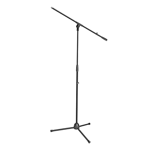 Adam Hall Stands S 5 BE - Mikrofonständer mit Schwenkarm, schwarz von Adam Hall