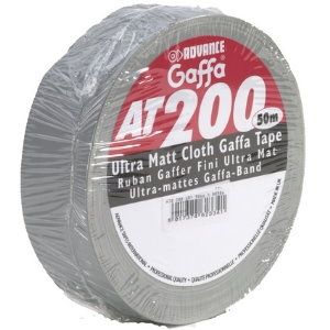 Gaffa AT200 matt silber-grau 50mm x 50m von Adam Hall