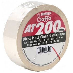 Gaffa AT200 matt weiß 50mm x 50m von Adam Hall